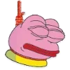 🙃 Эмодзи «🥹 Розовый Пепе (Pink Pepe emoji)» для Telegram