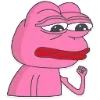 💪 Эмодзи «🥹 Розовый Пепе (Pink Pepe emoji)» для Telegram