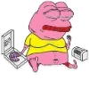 🍕 Эмодзи «🥹 Розовый Пепе (Pink Pepe emoji)» для Telegram