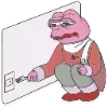 🔌 Эмодзи «🥹 Розовый Пепе (Pink Pepe emoji)» для Telegram