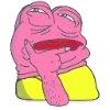 🤔 Эмодзи «🥹 Розовый Пепе (Pink Pepe emoji)» для Telegram