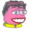 🤓 Эмодзи «🥹 Розовый Пепе (Pink Pepe emoji)» для Telegram