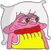 😴 Эмодзи «🥹 Розовый Пепе (Pink Pepe emoji)» для Telegram