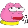 🎶 Эмодзи «🥹 Розовый Пепе (Pink Pepe emoji)» для Telegram