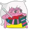 🤒 Эмодзи «🥹 Розовый Пепе (Pink Pepe emoji)» для Telegram
