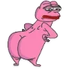🍑 Эмодзи «🥹 Розовый Пепе (Pink Pepe emoji)» для Telegram