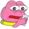 🤳 Эмодзи «🥹 Розовый Пепе (Pink Pepe emoji)» для Telegram