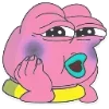 🥰 Эмодзи «🥹 Розовый Пепе (Pink Pepe emoji)» для Telegram