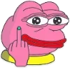 🖕 Эмодзи «🥹 Розовый Пепе (Pink Pepe emoji)» для Telegram
