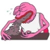 🤮 Эмодзи «🥹 Розовый Пепе (Pink Pepe emoji)» для Telegram