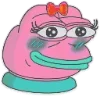 🎀 Эмодзи «🥹 Розовый Пепе (Pink Pepe emoji)» для Telegram