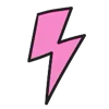 ⚡️ Эмодзи «Pink Rock Star - розвенькие рок-эмодзи» для Telegram