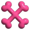☠️ Эмодзи «Pink Rock Star - розвенькие рок-эмодзи» для Telegram