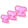 💤 Эмодзи «Pink Purple» для Telegram