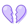 💔 Эмодзи «Pink Purple» для Telegram