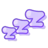 💤 Эмодзи «Pink Purple» для Telegram
