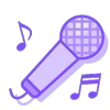 🎤 Эмодзи «Pink Purple» для Telegram