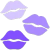 💋 Эмодзи «Pink Purple» для Telegram