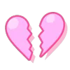 💔 Эмодзи «Pink Purple» для Telegram