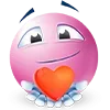❤️ Эмодзи «🥰 Набор эмоджи с розовыми смайликами» для Telegram