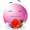 🌹 Эмодзи «🥰 Набор эмоджи с розовыми смайликами» для Telegram