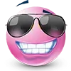 😎 Эмодзи «🥰 Набор эмоджи с розовыми смайликами» для Telegram