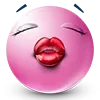 💋 Эмодзи «🥰 Набор эмоджи с розовыми смайликами» для Telegram