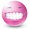 😁 Эмодзи «🥰 Набор эмоджи с розовыми смайликами» для Telegram