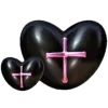 💘 Эмодзи «Pink Amp Black» для Telegram