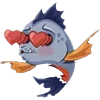😍 Эмодзи «Piranha Emotes Pack» для Telegram