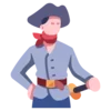🏴‍☠️ Эмодзи «Pirate» для Telegram