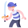 🏴‍☠️ Эмодзи «Pirate» для Telegram