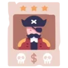 🏴‍☠️ Эмодзи «Pirate» для Telegram