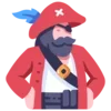 🏴‍☠️ Эмодзи «Pirate» для Telegram