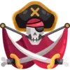 🏴‍☠️ Эмодзи «Pirate» для Telegram