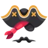🏴‍☠️ Эмодзи «Pirate» для Telegram