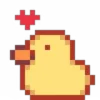 🐥 Эмодзи «Pixel Duck» для Telegram