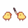 🐥 Эмодзи «Pixel Duck» для Telegram