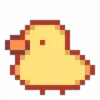 Эмодзи Pixel Duck для Telegram — скачать