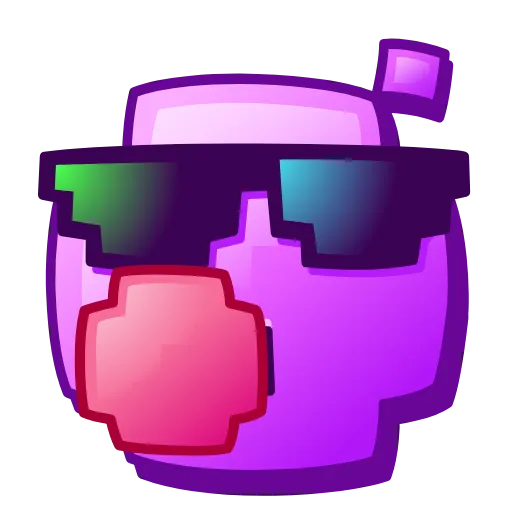 😎 Эмодзи «Pixel Emoji - пиксель» для Telegram