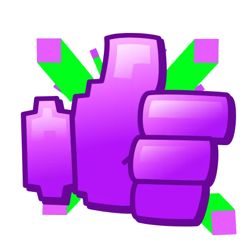 👍 Стикер «Pixel Emoji Stickers» для Telegram