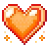 🧡 Эмодзи «🩷 Набор эмоджи к пиксельными сердечками» для Telegram