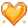 🧡 Эмодзи «🩷 Набор эмоджи к пиксельными сердечками» для Telegram