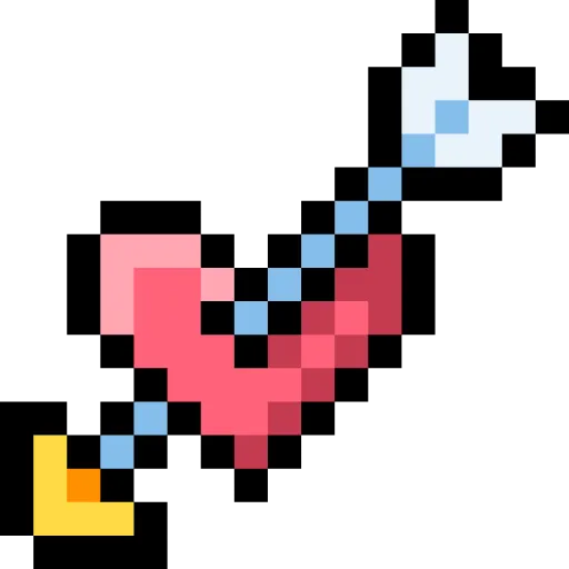 🤩 Эмодзи «Пиксельные сердечки» для Telegram