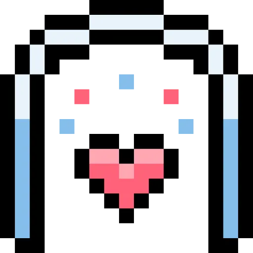 🤩 Эмодзи «Пиксельные сердечки» для Telegram