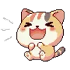 😂 Эмодзи «🕺 Pixel Cat - пиксельные котики» для Telegram