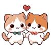 ❤️ Эмодзи «🕺 Pixel Cat - пиксельные котики» для Telegram