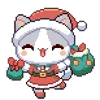 🎅 Эмодзи «🕺 Pixel Cat - пиксельные котики» для Telegram