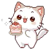 🍰 Эмодзи «🕺 Pixel Cat - пиксельные котики» для Telegram