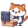 🎮 Эмодзи «🕺 Pixel Cat - пиксельные котики» для Telegram